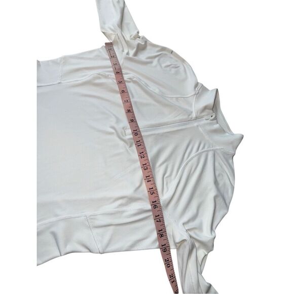 Lululemon Its Rulu Run Half-Zip In White Size 10 - Picture 11 of 11